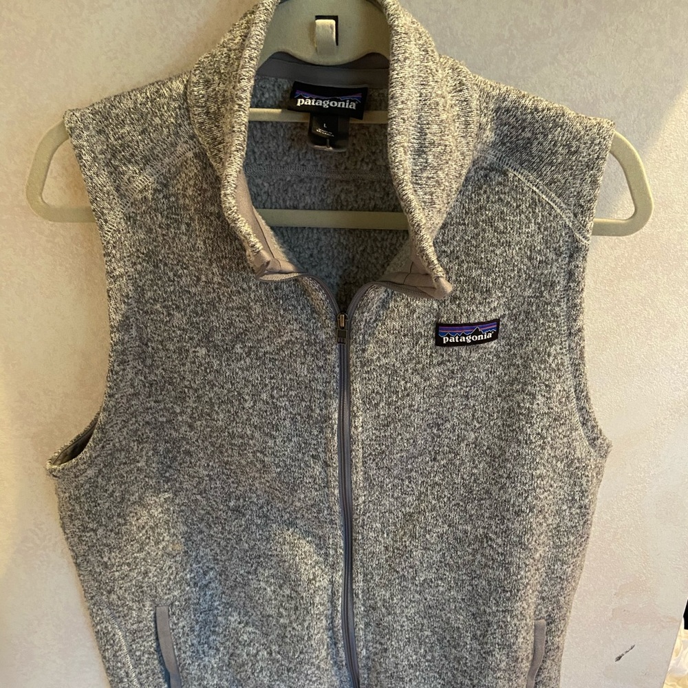 Patagonia grey vest size large